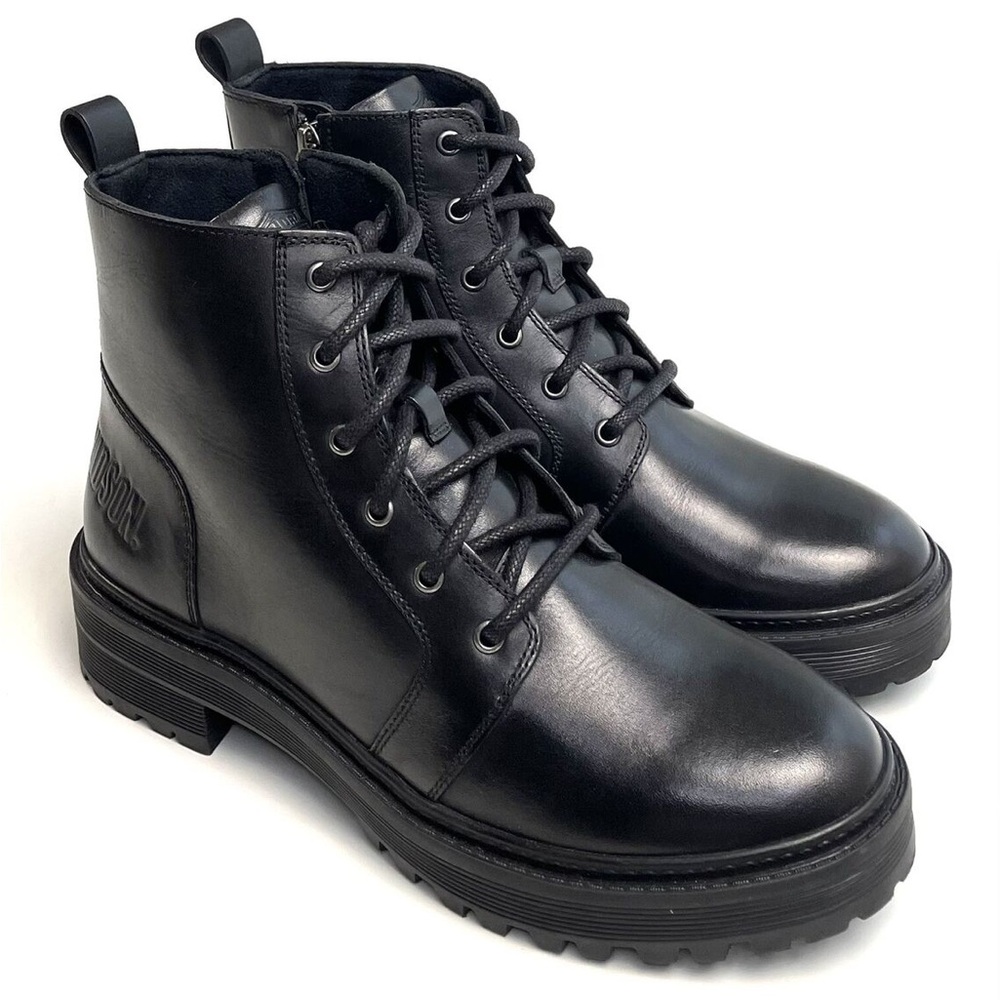 Harley-Davidson Women's Valene 5-Inch Black Motorcycle Boots